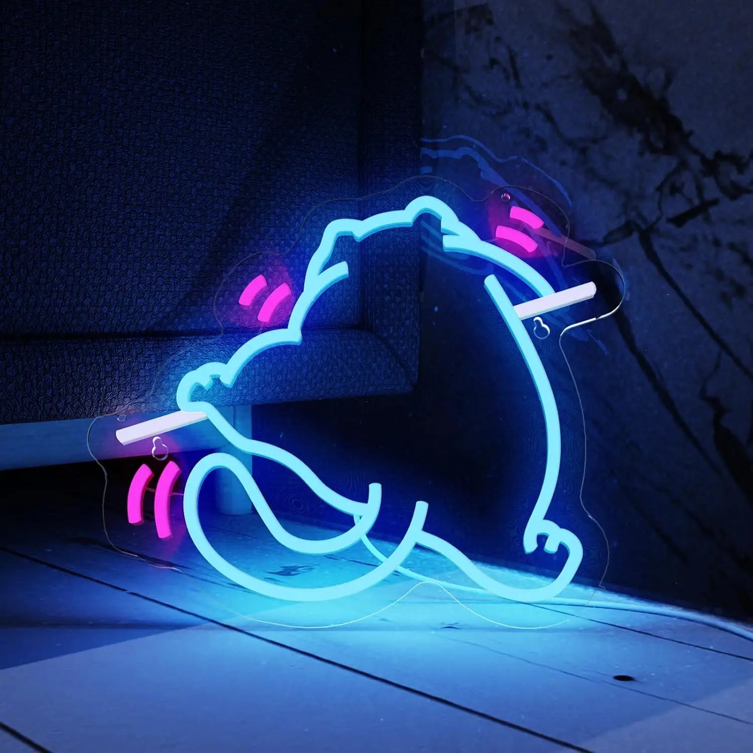 Climbing Cat Neon