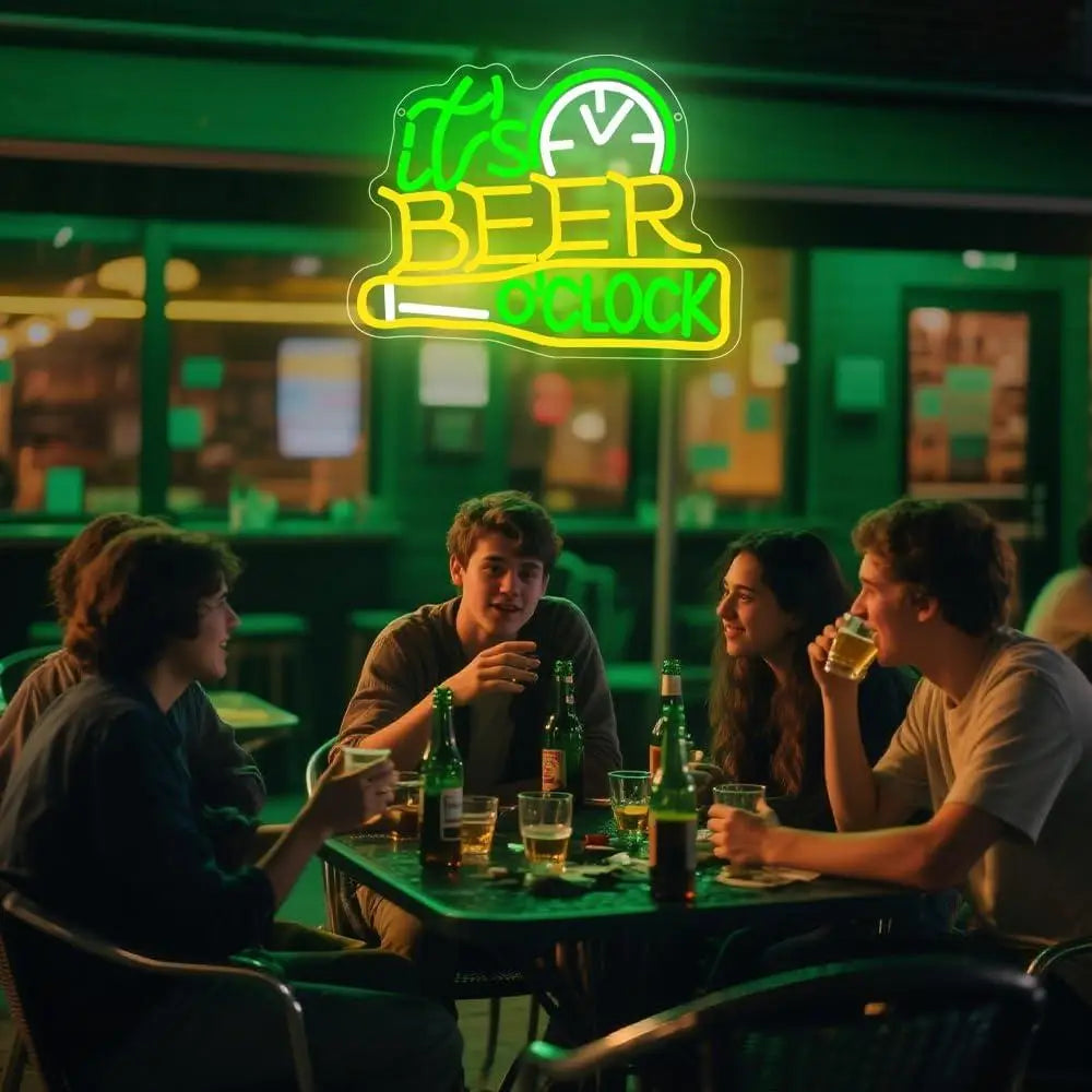 It's Beer O'clock Neon Sign