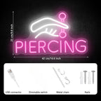 Piercing Neon Sign