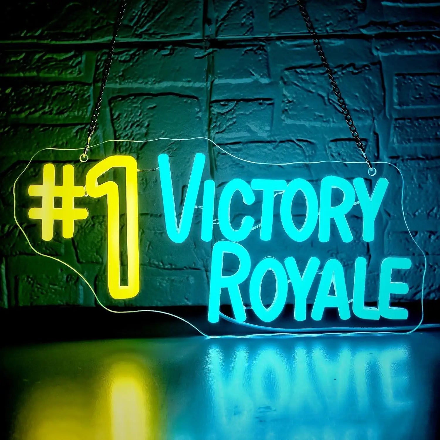 Fortnite Victory Royale Win Neon Sign