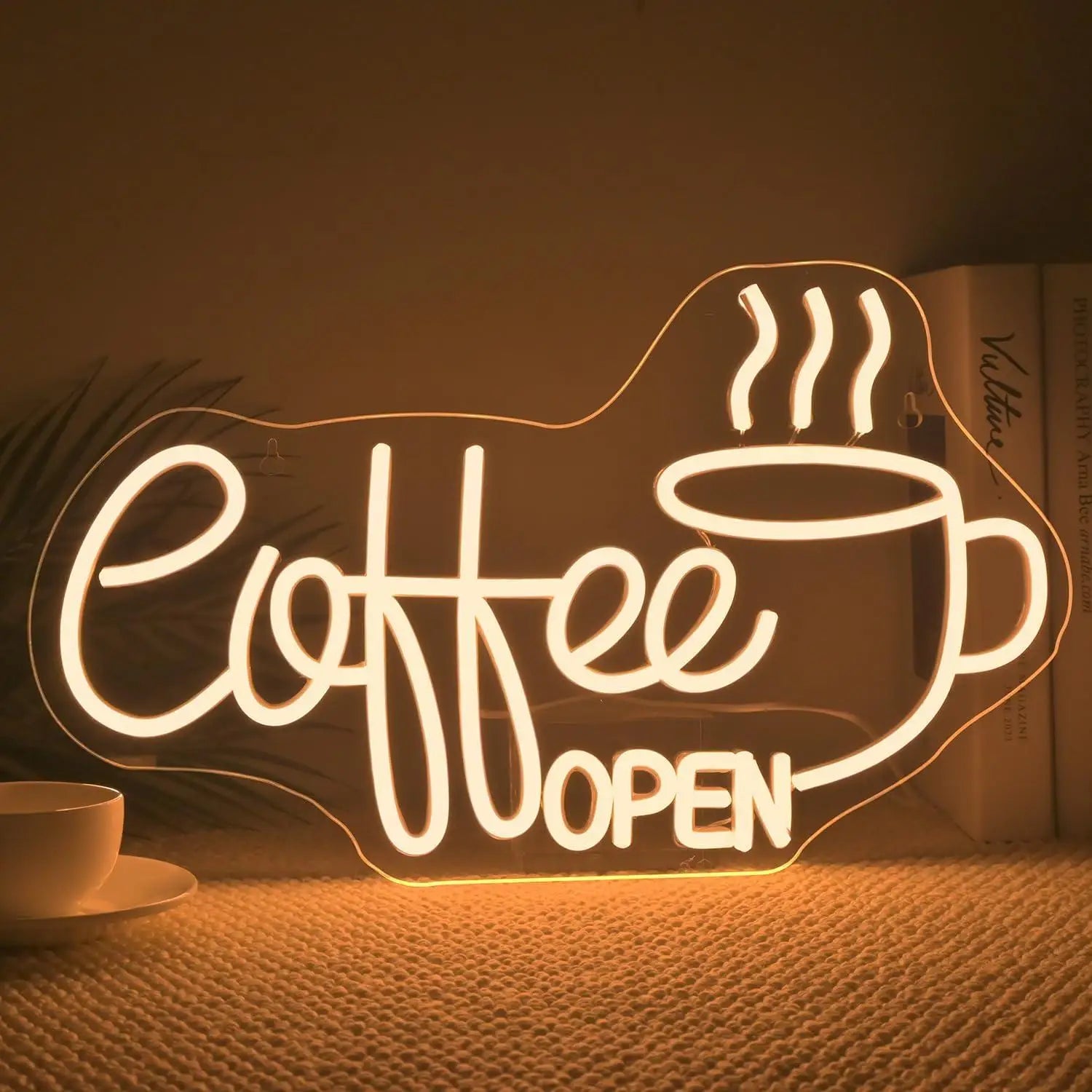 Home Coffee Neon Sign