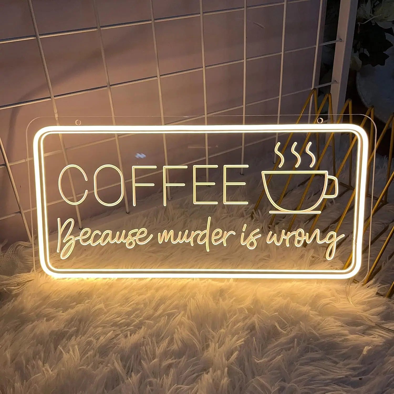 Home Coffee Neon Sign