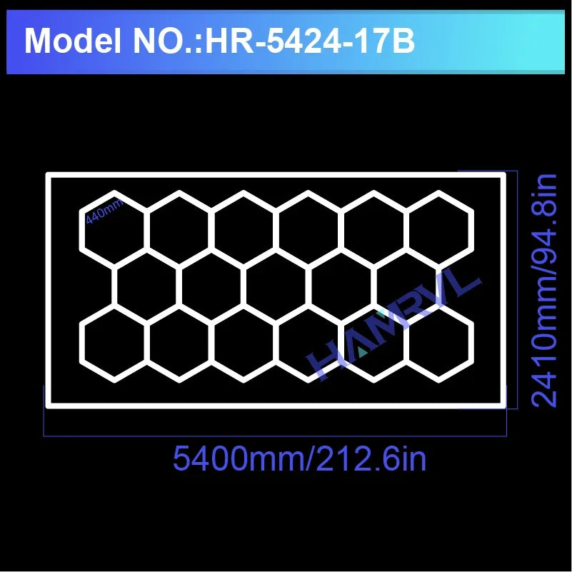 Hexagonal Neon Light