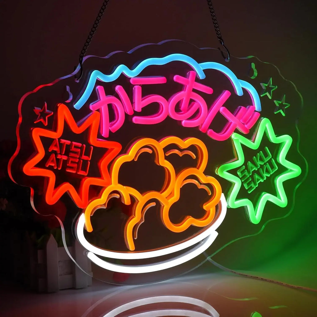 Fried Chicken Neon Light Sign