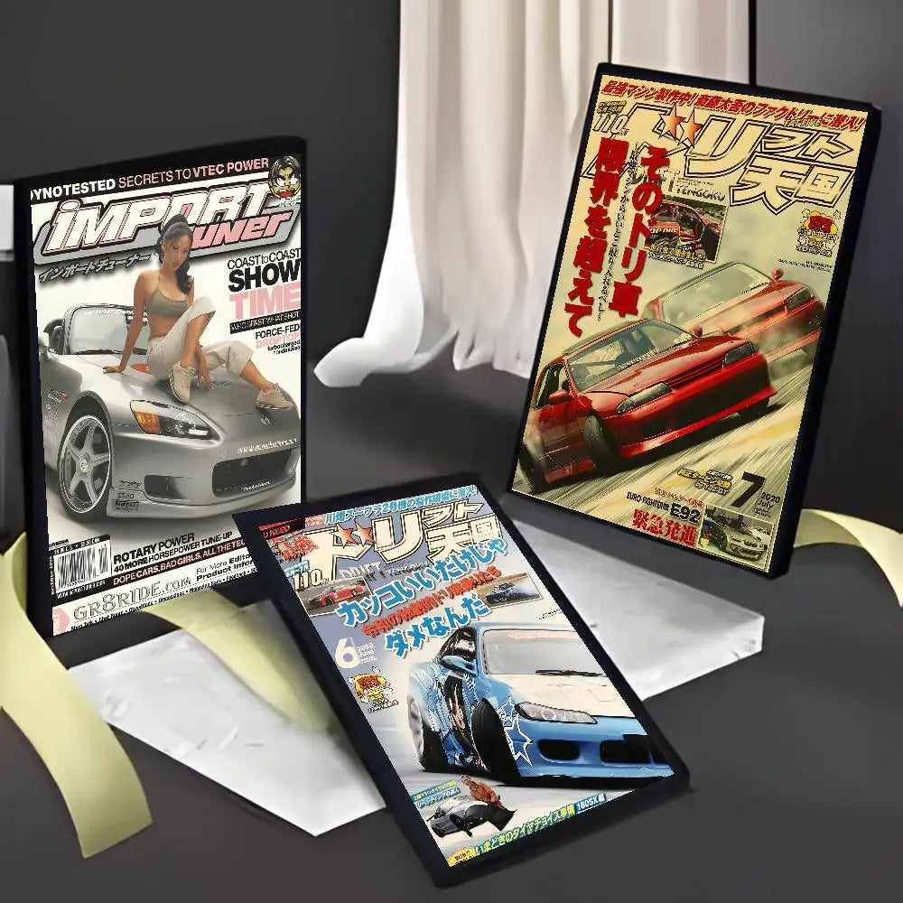 Japanese Y2K Car Wall Poster