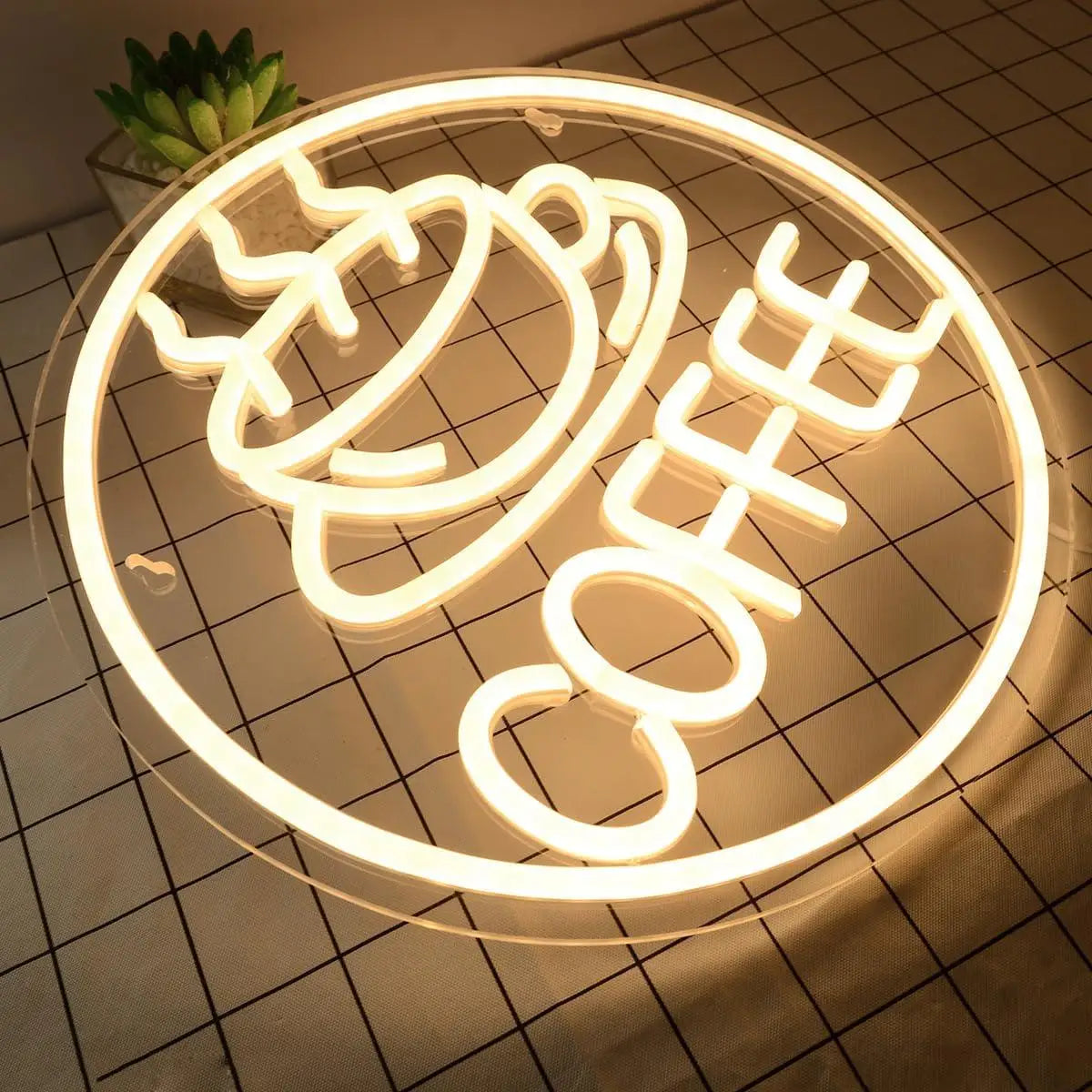 Home Coffee Neon Sign