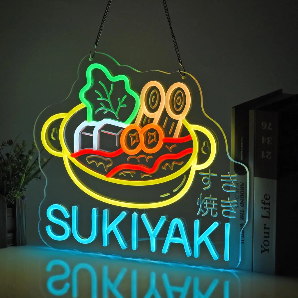 Sukiyaki Neon Light Sign