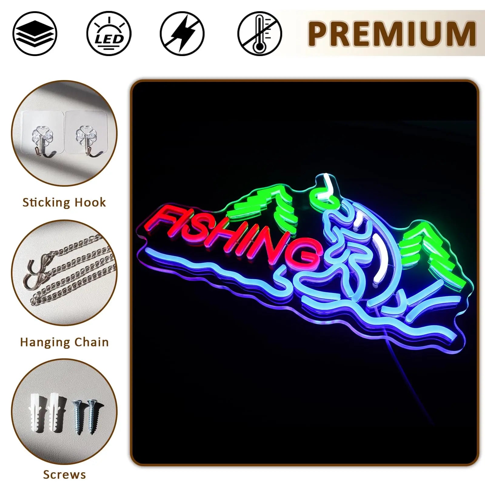 Fishing Neon Sign
