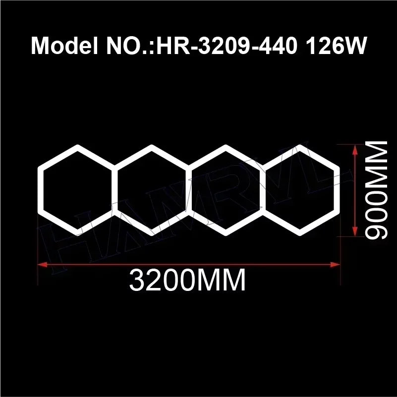 Hexagonal Neon Light