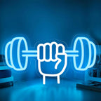 Gym Dumbbell Neon Sign