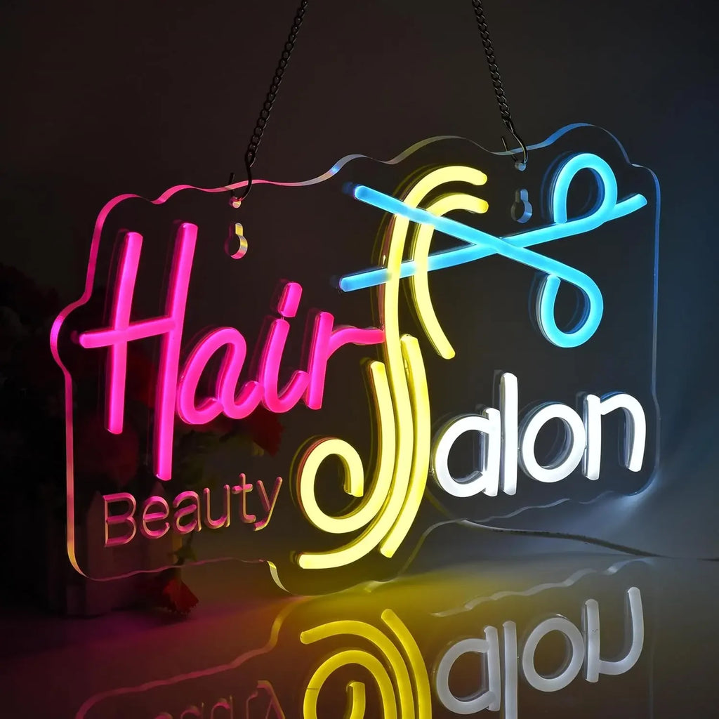Hair Salon Neon Sign