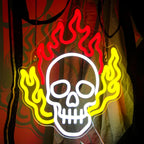 Gevbay Skull Neon Sign