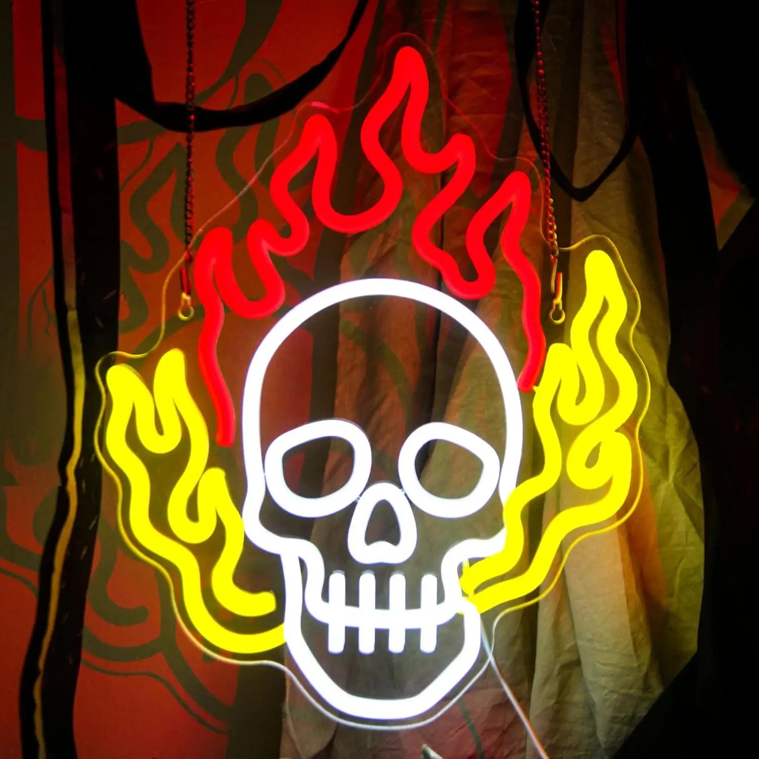 Gevbay Skull Neon Sign