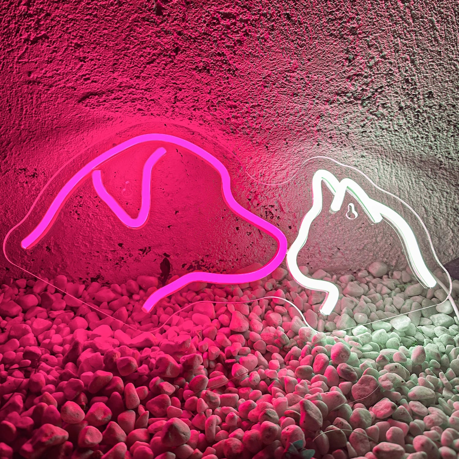 Dog Cat Neon Sign