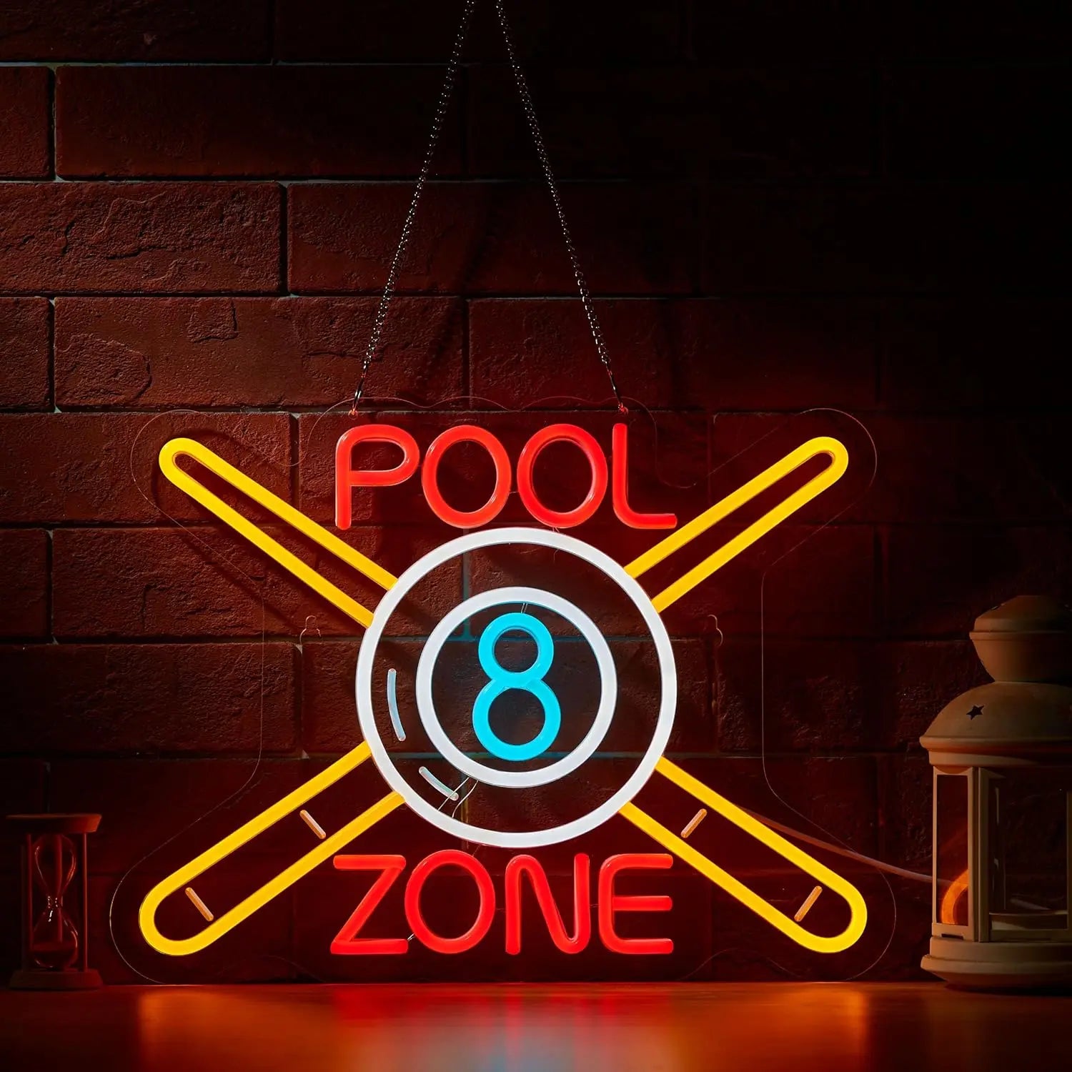 Billiards Neon Sign