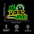 It's Beer O'clock Neon Sign