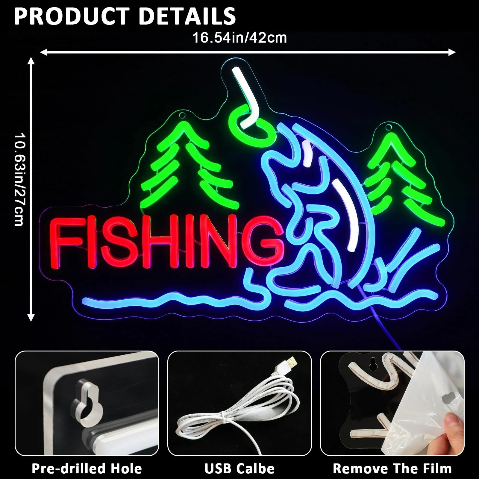 Fishing Neon Sign