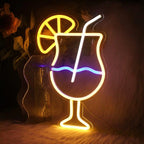 Glow & Sip Neon Sign