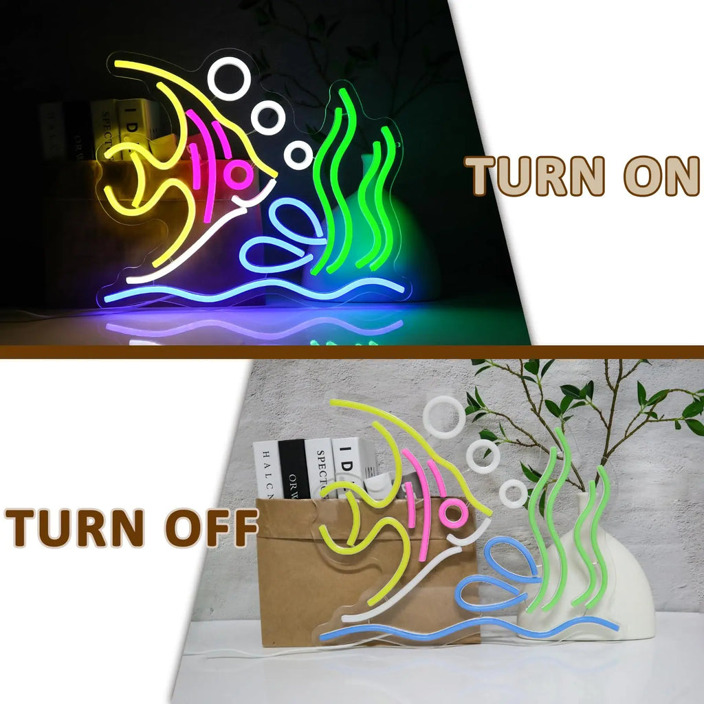 Tropical Fish Neon Sign