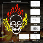 Gevbay Skull Neon Sign