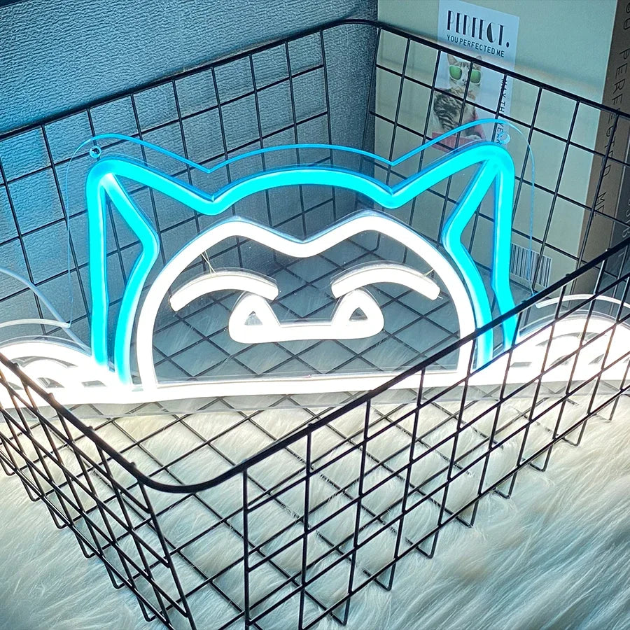Snorlax Neon Sign
