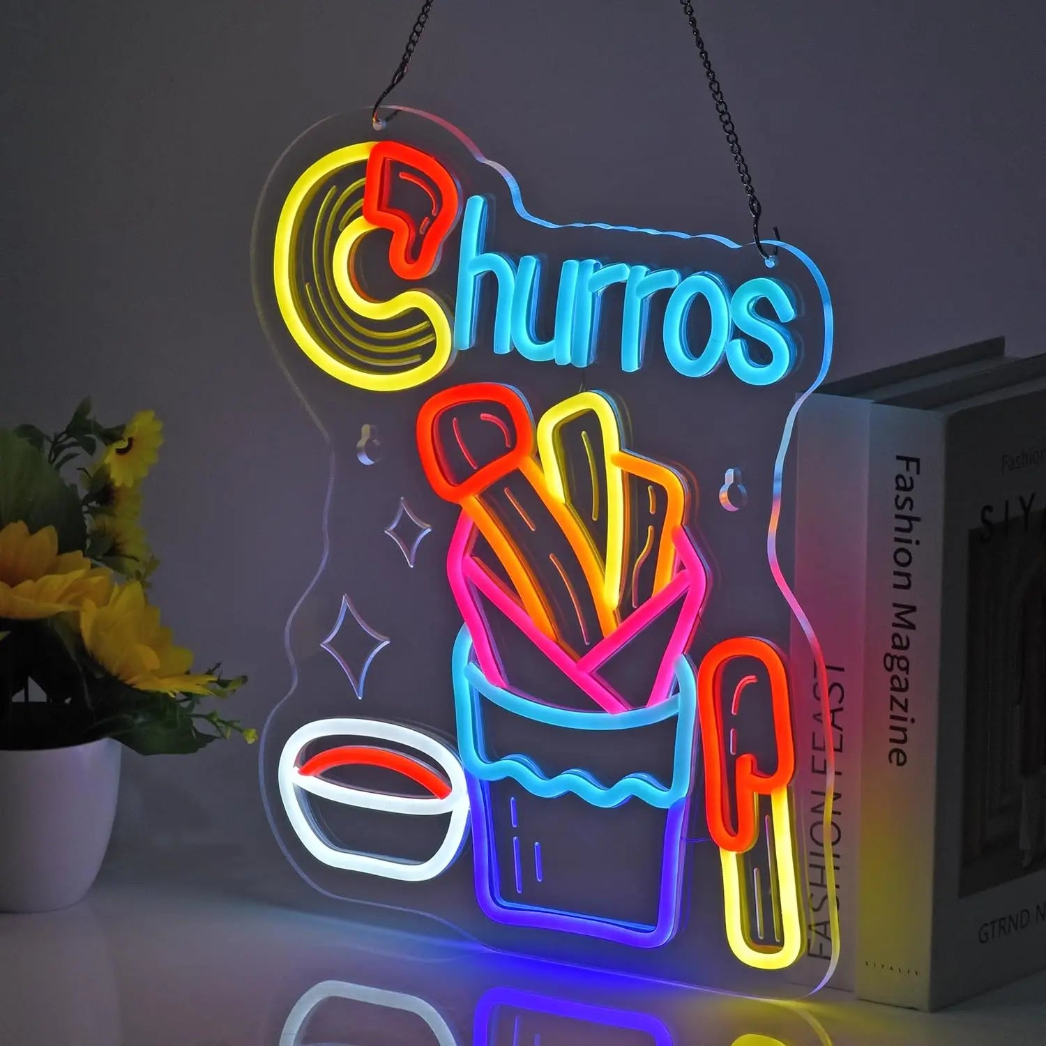 Churros Neon Sign