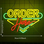 Order Here Neon Sign