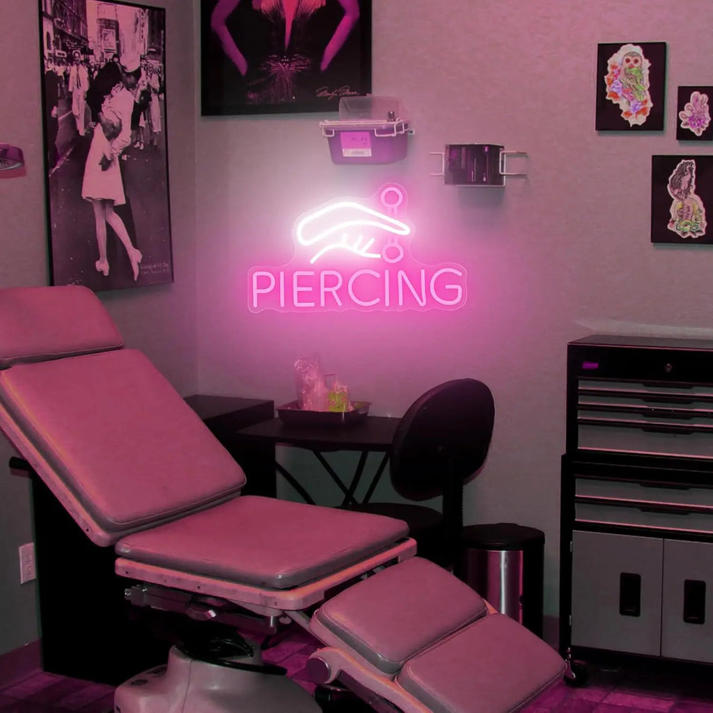 Piercing Neon Sign