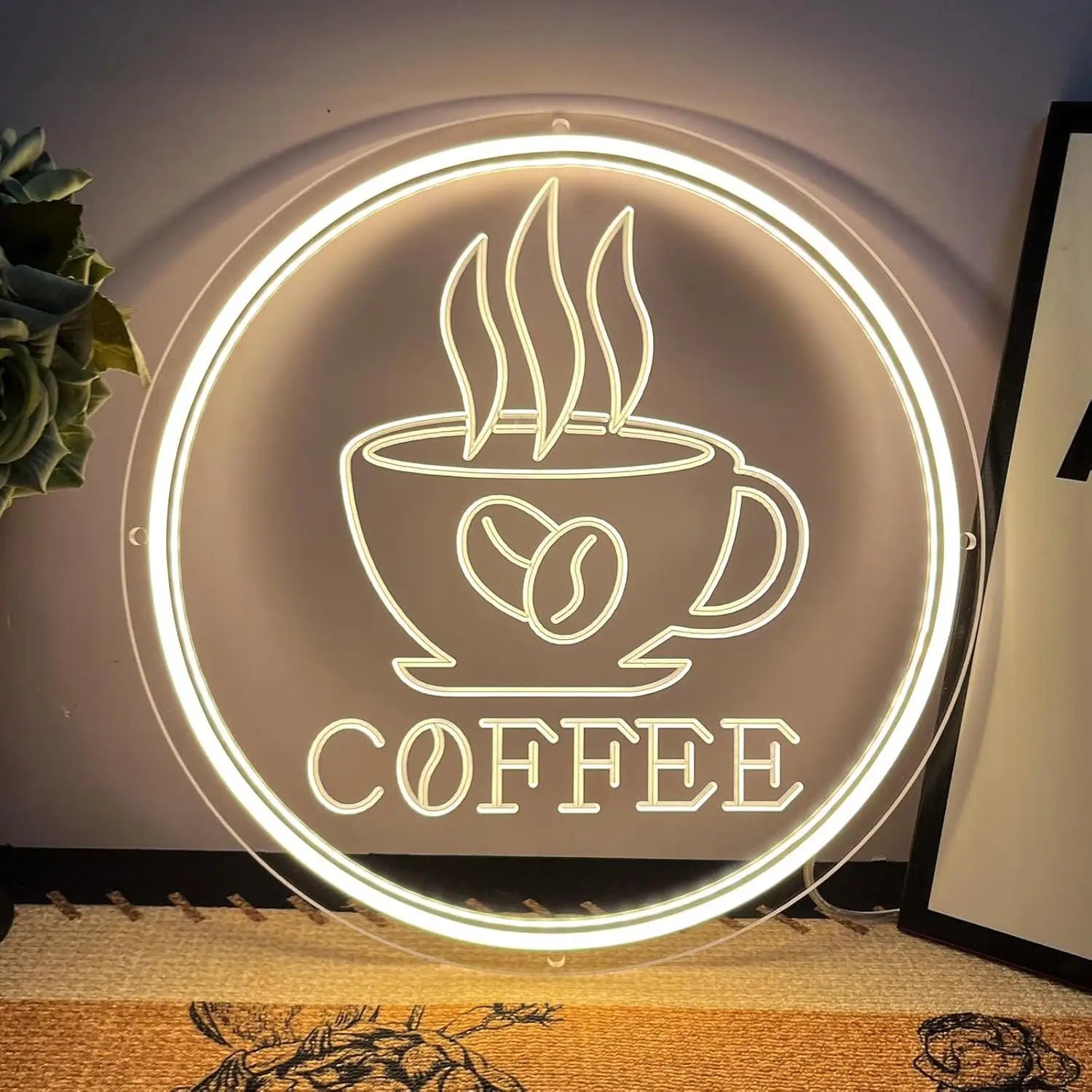 Home Coffee Neon Sign
