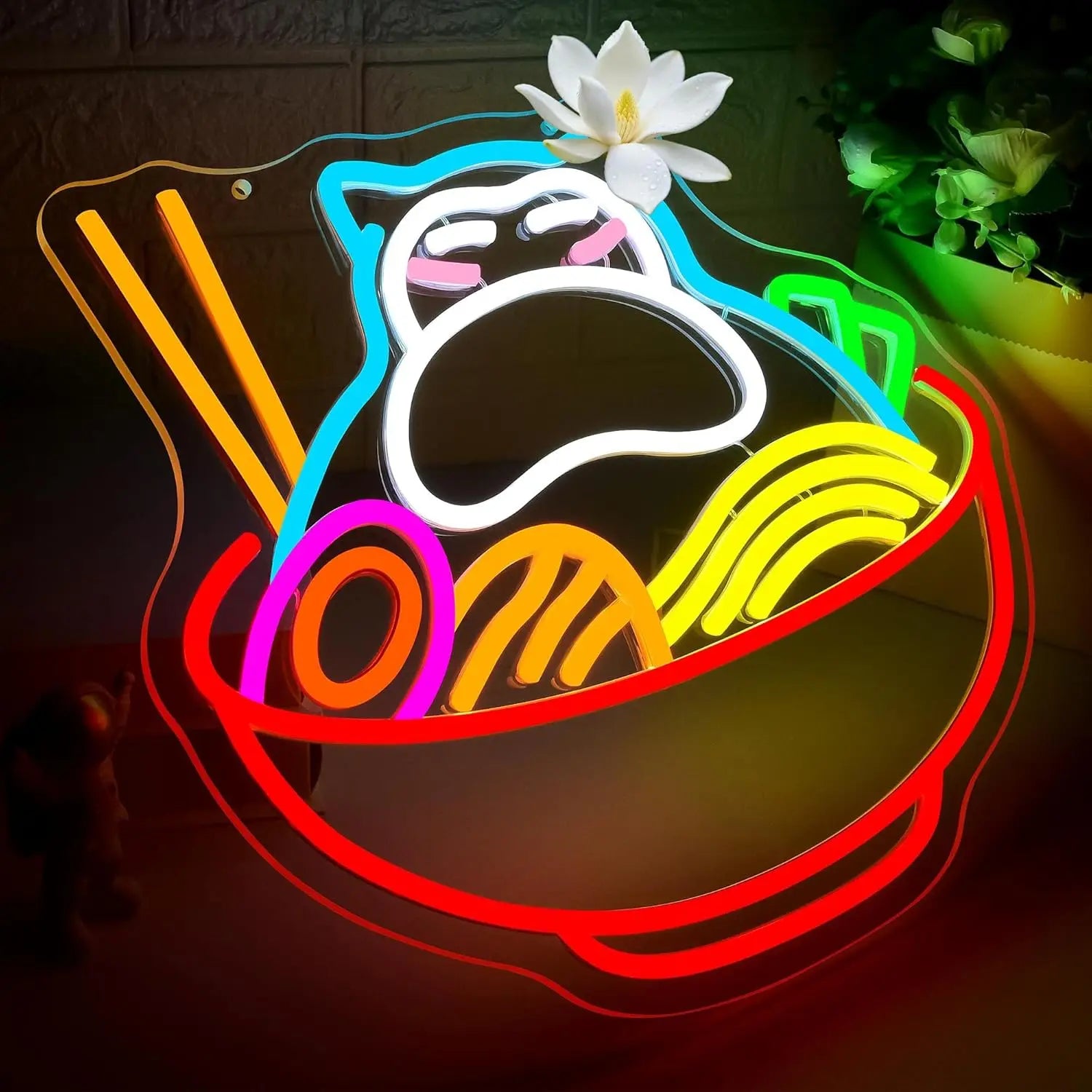 Snorlax Ramen Neon Sign