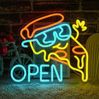 Pizza Open Neon Sign
