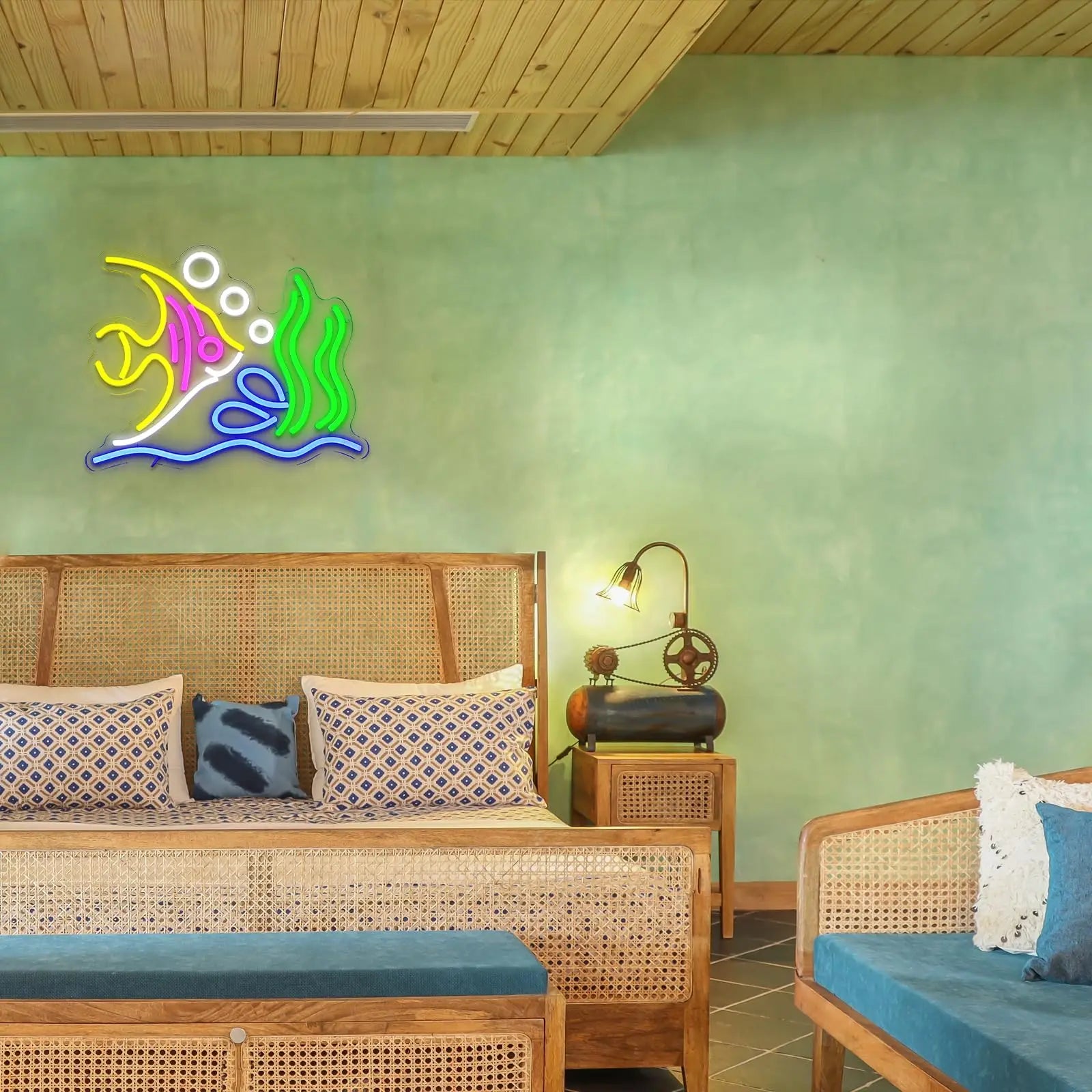 Tropical Fish Neon Sign