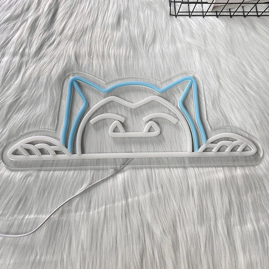 Snorlax Neon Sign
