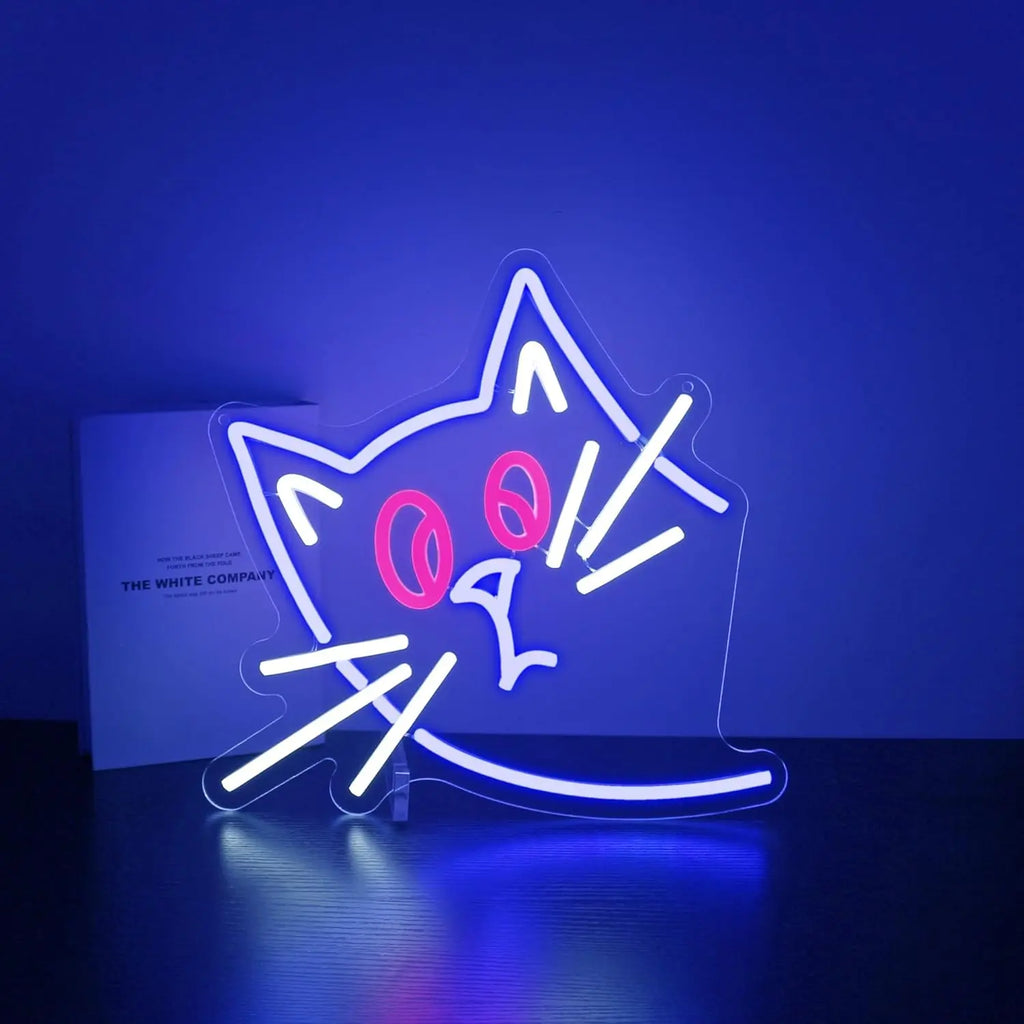 Wacky Cat Neon Sign