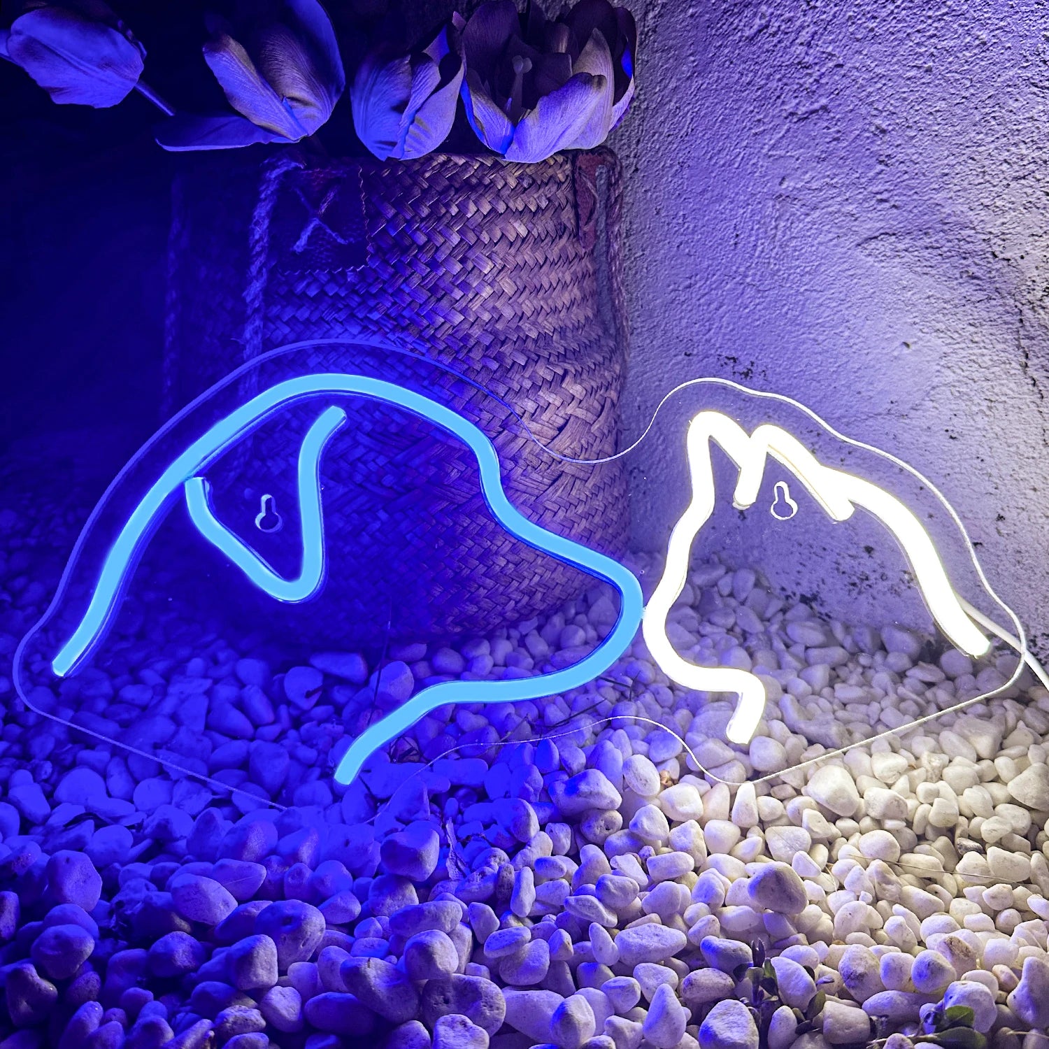 Dog Cat Neon Sign