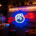 Wrench Neon Sign