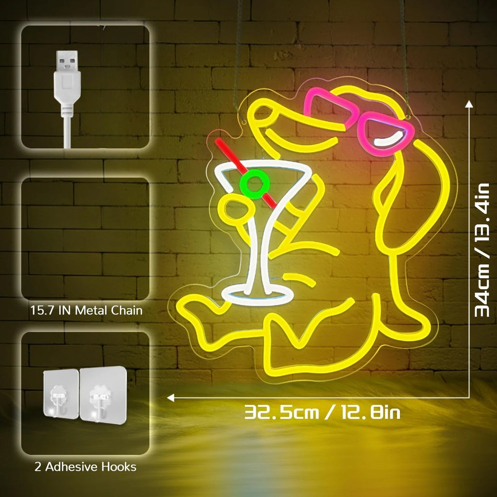 Dachshund Sippin Neon Sign