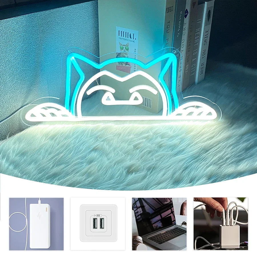 Snorlax Neon Sign
