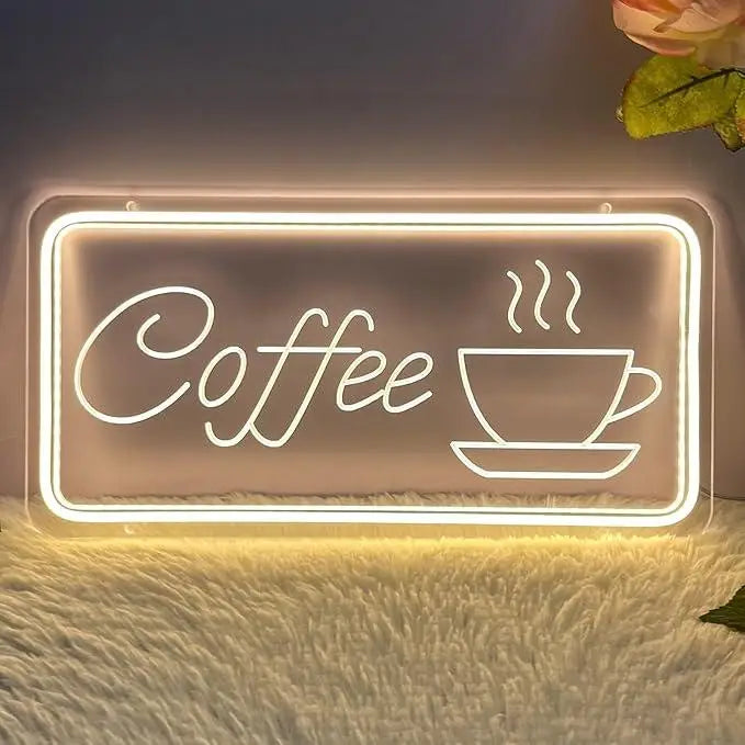 Home Coffee Neon Sign