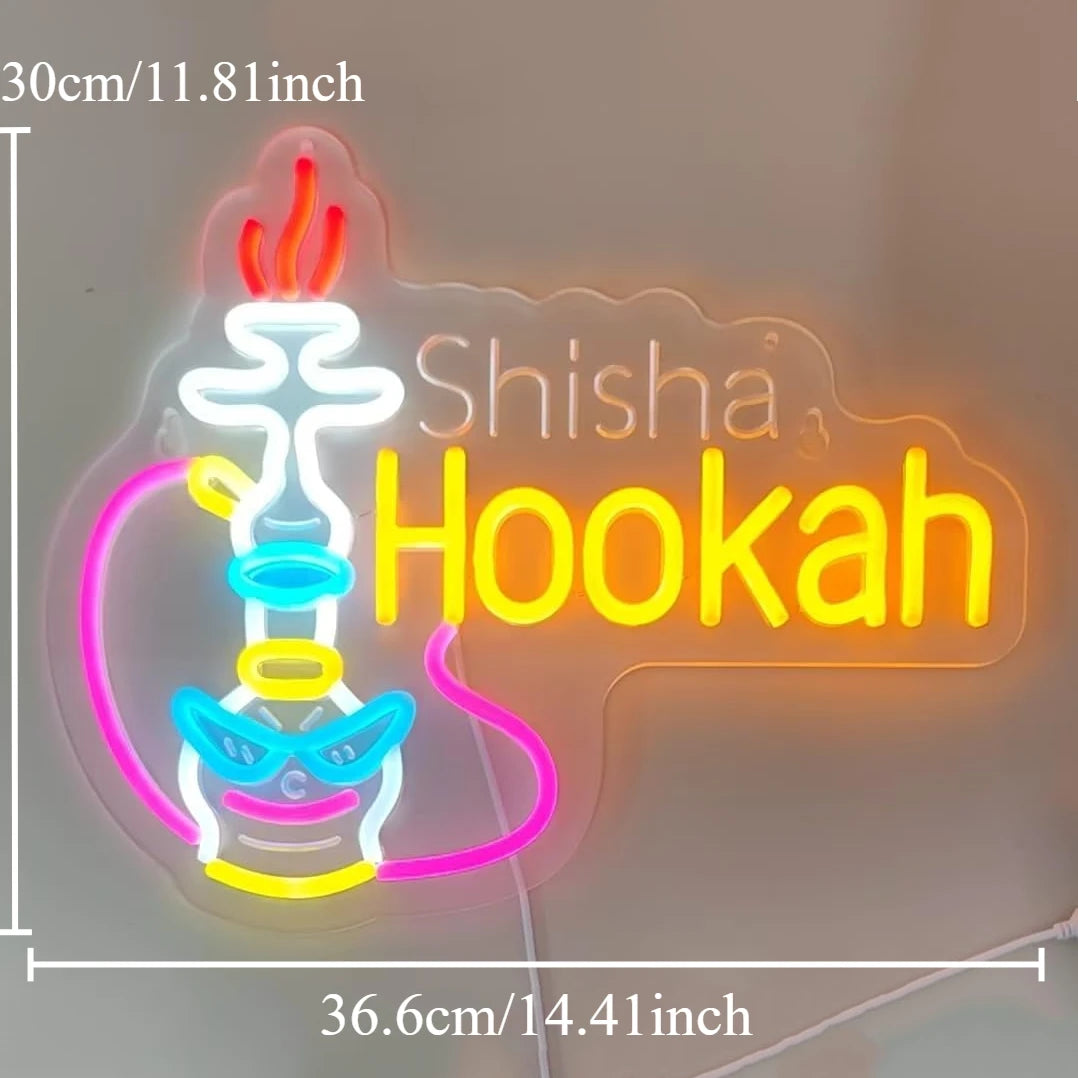 Shisha Hookah Neon Sign
