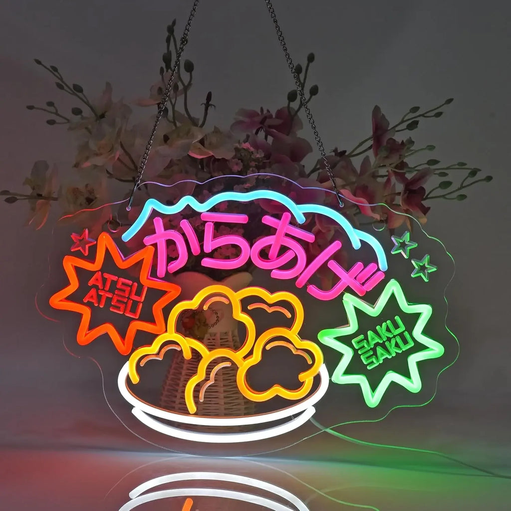Fried Chicken Neon Light Sign