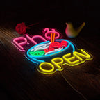 Pho Open Neon Sign