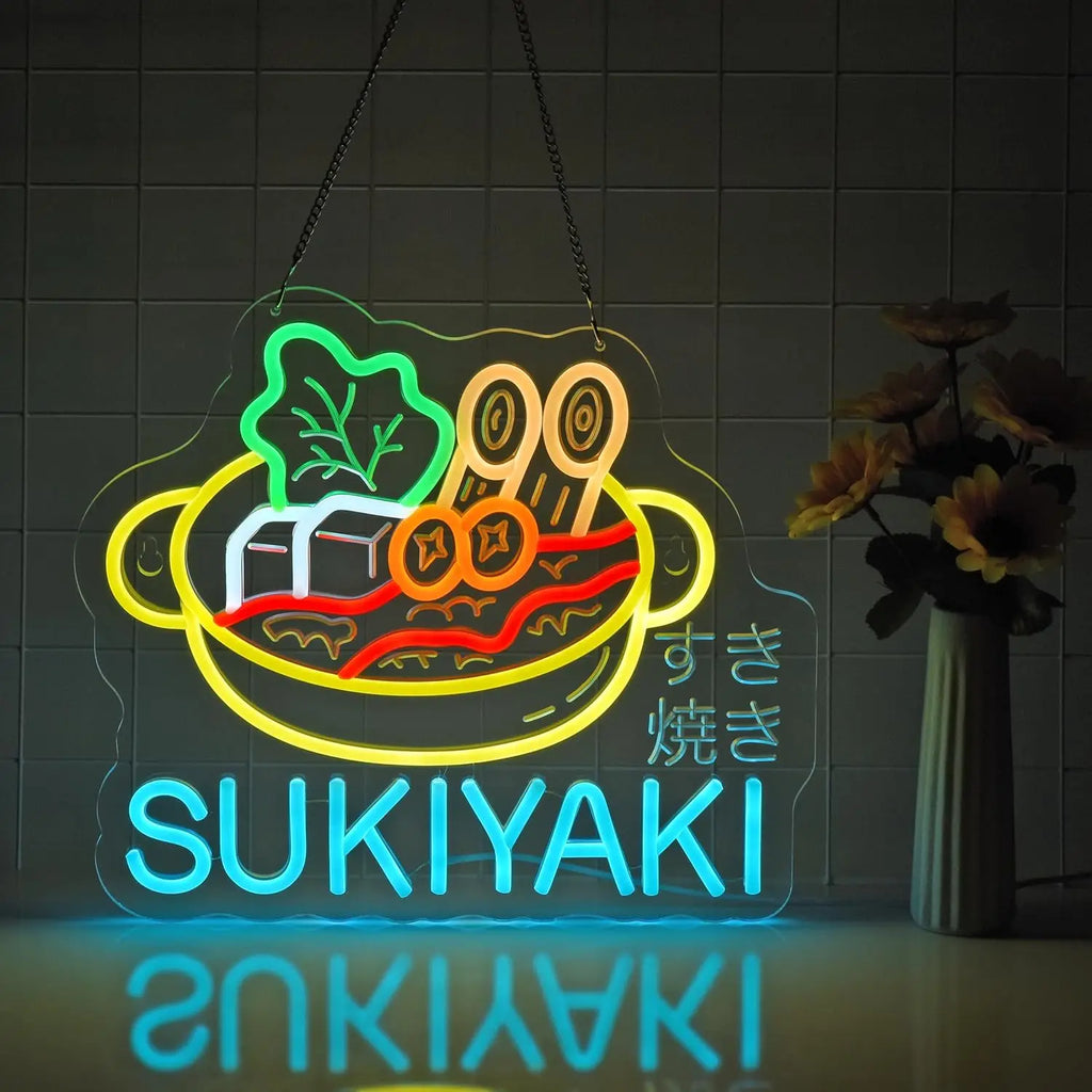 Sukiyaki Neon Light Sign