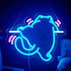 Climbing Cat Neon