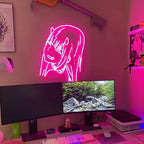 Zero Two Anime Neon Sign