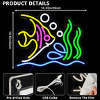 Tropical Fish Neon Sign