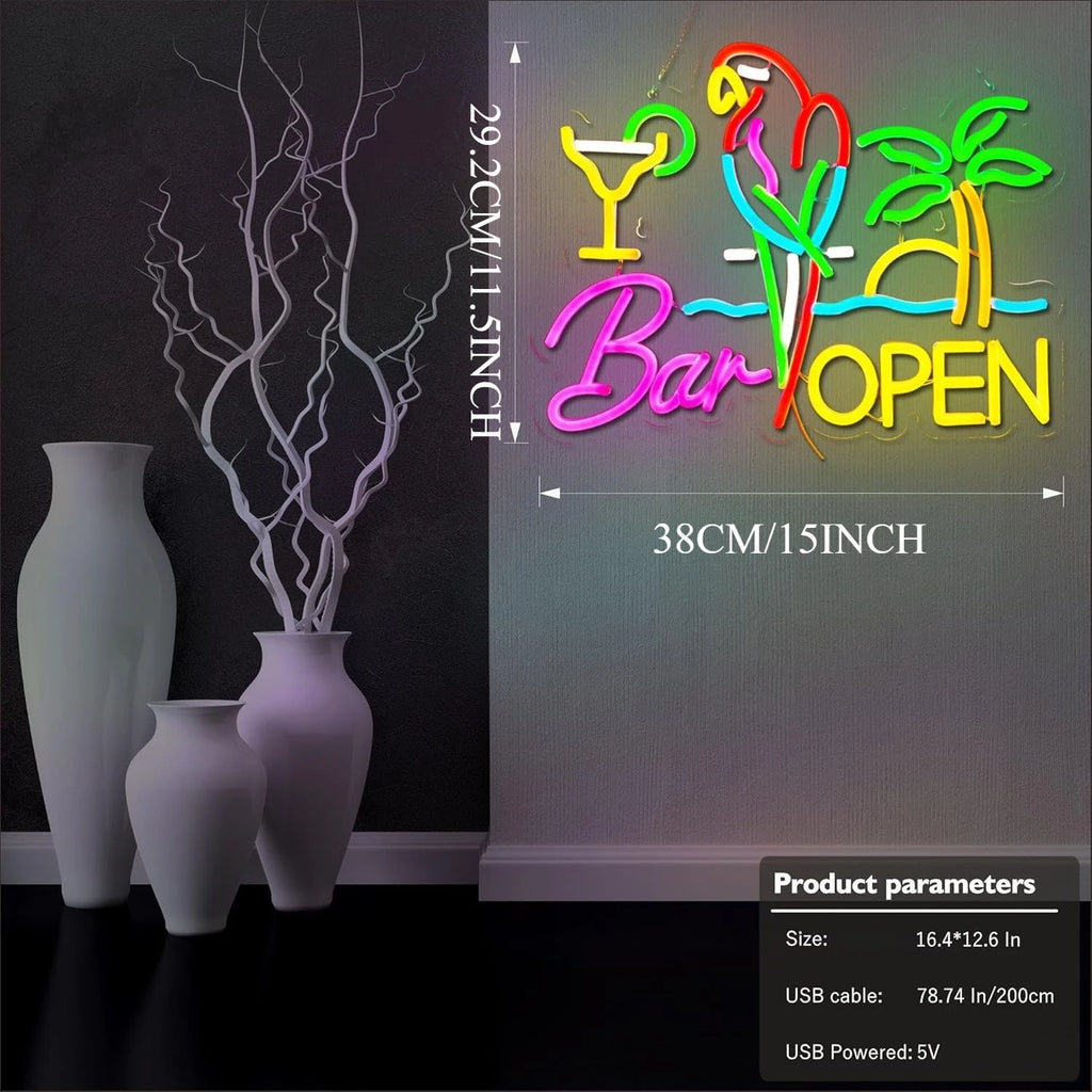 Bar Open Neon Sign
