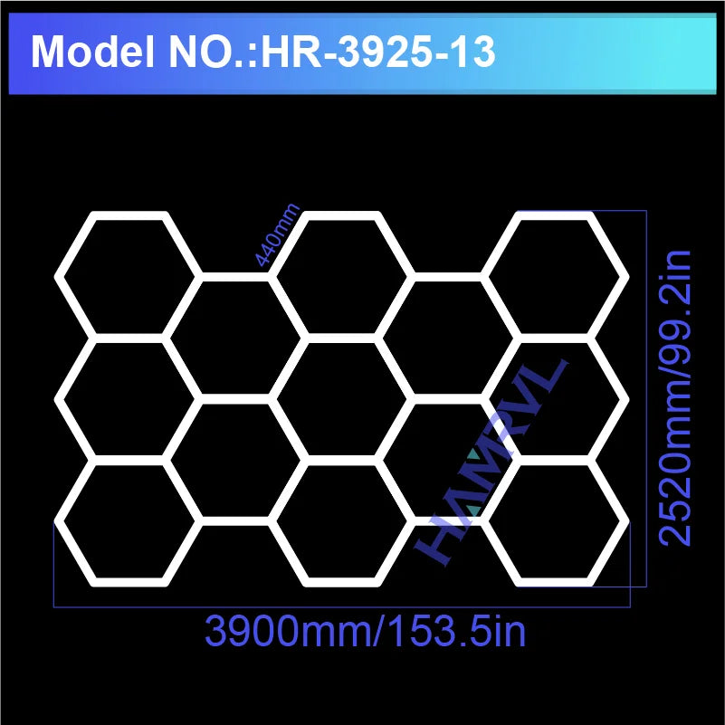 Hexagonal Neon Light