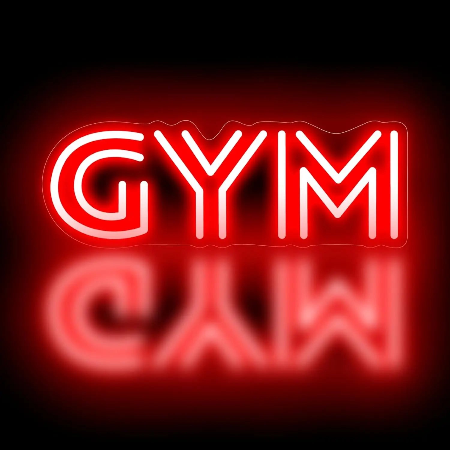 Gym Dumbbell Neon Sign