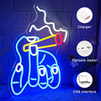Hand Neon Sign